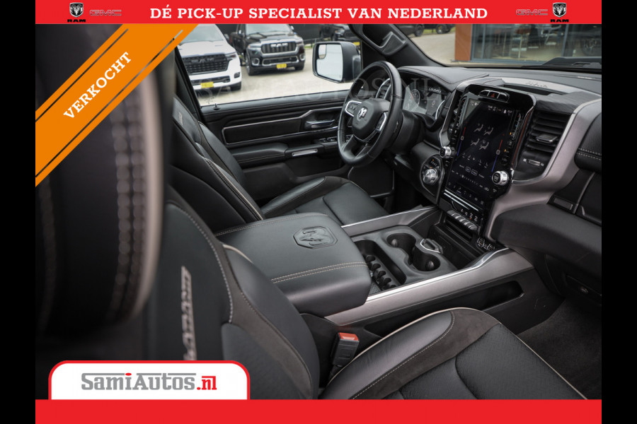 Dodge Ram 1500 LARAMIE SPORT 4X4 5.7 V8 | PRINS LPG | CAMERA | APPLE CARPLAY | 3500KG | 22INCH NIGHT | FULL LED | CRUISE | MEMORY SEATS | LEDER | DUBBELE CABINE | CREWCAB