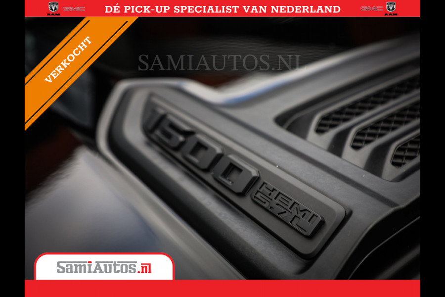 Dodge Ram 1500 LARAMIE SPORT 4X4 5.7 V8 | PRINS LPG | CAMERA | APPLE CARPLAY | 3500KG | 22INCH NIGHT | FULL LED | CRUISE | MEMORY SEATS | LEDER | DUBBELE CABINE | CREWCAB