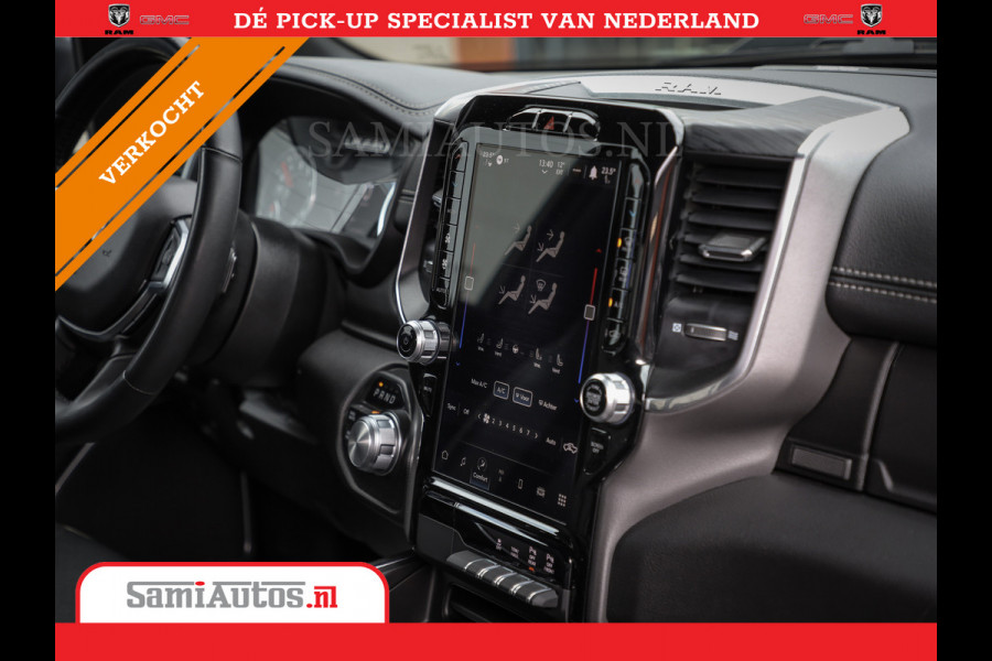 Dodge Ram 1500 LARAMIE SPORT 4X4 5.7 V8 | PRINS LPG | CAMERA | APPLE CARPLAY | 3500KG | 22INCH NIGHT | FULL LED | CRUISE | MEMORY SEATS | LEDER | DUBBELE CABINE | CREWCAB