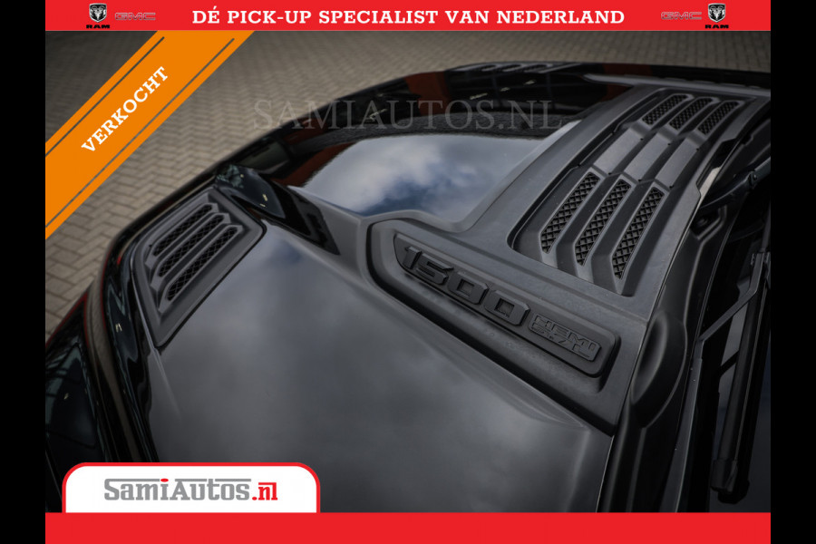 Dodge Ram 1500 LARAMIE SPORT 4X4 5.7 V8 | PRINS LPG | CAMERA | APPLE CARPLAY | 3500KG | 22INCH NIGHT | FULL LED | CRUISE | MEMORY SEATS | LEDER | DUBBELE CABINE | CREWCAB
