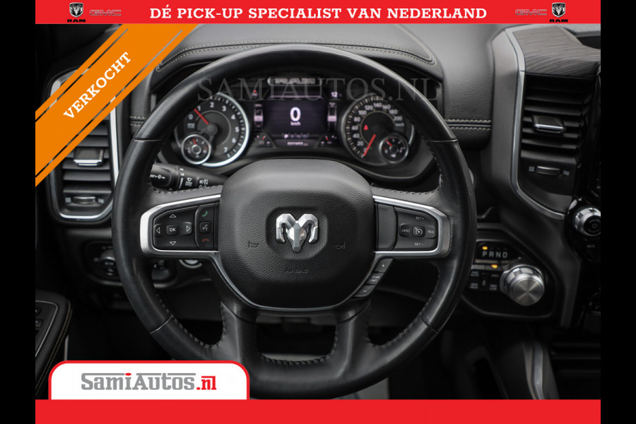 Dodge Ram 1500 LARAMIE SPORT 4X4 5.7 V8 | PRINS LPG | CAMERA | APPLE CARPLAY | 3500KG | 22INCH NIGHT | FULL LED | CRUISE | MEMORY SEATS | LEDER | DUBBELE CABINE | CREWCAB