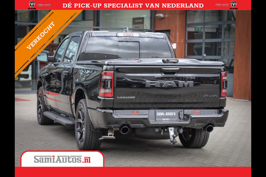 Dodge Ram 1500 LARAMIE SPORT 4X4 5.7 V8 | PRINS LPG | CAMERA | APPLE CARPLAY | 3500KG | 22INCH NIGHT | FULL LED | CRUISE | MEMORY SEATS | LEDER | DUBBELE CABINE | CREWCAB