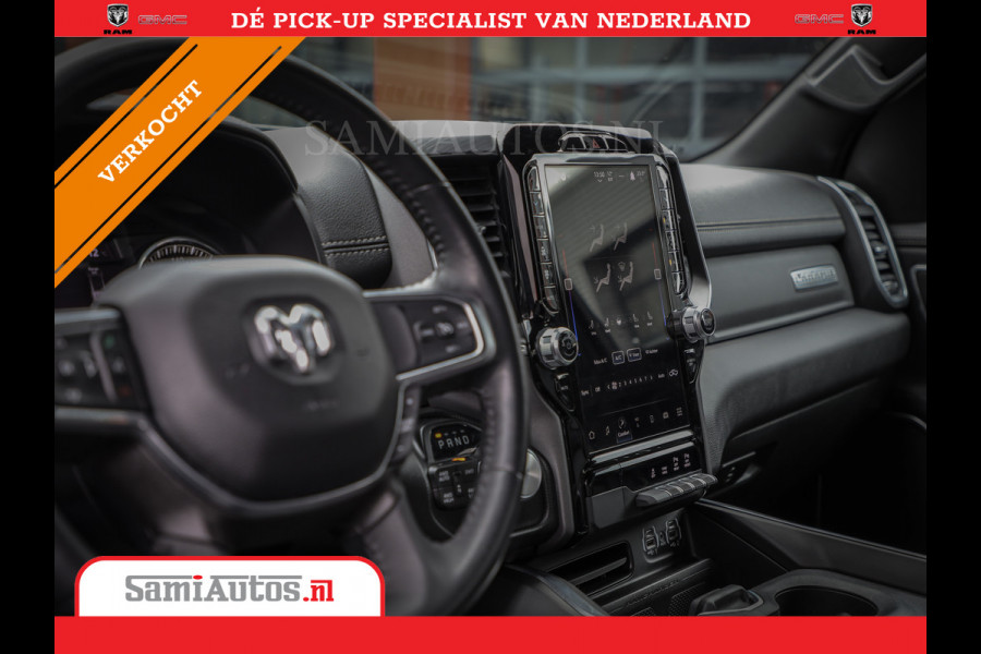 Dodge Ram 1500 LARAMIE SPORT 4X4 5.7 V8 | PRINS LPG | CAMERA | APPLE CARPLAY | 3500KG | 22INCH NIGHT | FULL LED | CRUISE | MEMORY SEATS | LEDER | DUBBELE CABINE | CREWCAB