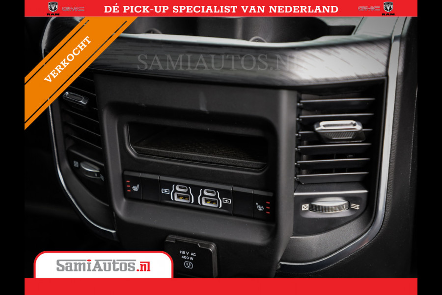 Dodge Ram 1500 LARAMIE SPORT 4X4 5.7 V8 | PRINS LPG | CAMERA | APPLE CARPLAY | 3500KG | 22INCH NIGHT | FULL LED | CRUISE | MEMORY SEATS | LEDER | DUBBELE CABINE | CREWCAB