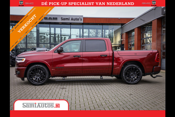 Dodge Ram 1500 LIMITED NIGHT 540PK 706 Nm 2025 | HIGH OUTPUT | XB9 | MASSAGE | BOM VOL | CREW CAB | DUBBELE CABINE | GRIJSKENTEKEN | DE MEEST LUXUEUZE en BEGEERDE Pick-up | VOORRAAD NR 2301 - 7424