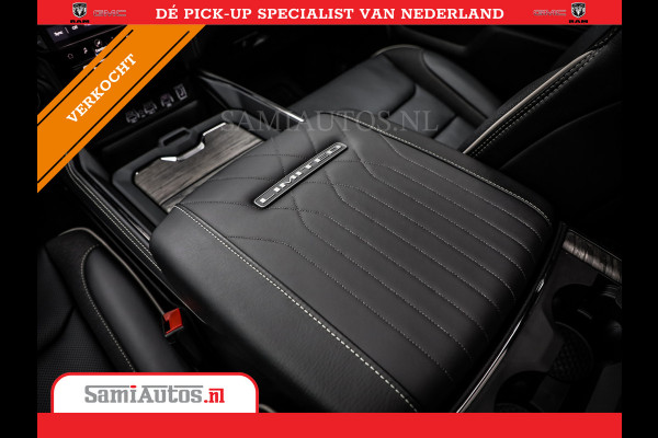 Dodge Ram 1500 LIMITED NIGHT 540PK 706 Nm 2025 | HIGH OUTPUT | XB9 | MASSAGE | BOM VOL | CREW CAB | DUBBELE CABINE | GRIJSKENTEKEN | DE MEEST LUXUEUZE en BEGEERDE Pick-up | VOORRAAD NR 2301 - 7424