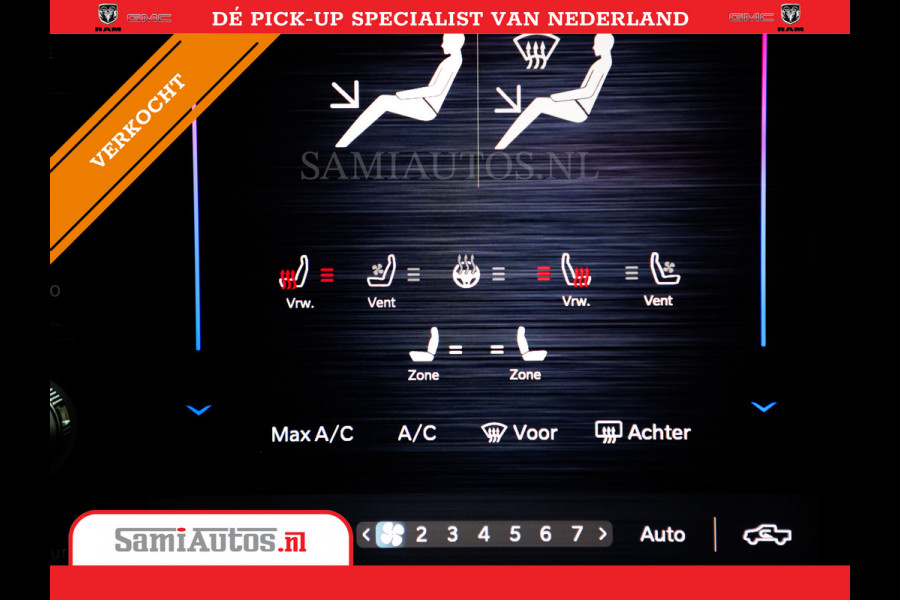 Dodge Ram 1500 LIMITED NIGHT 540PK 706 Nm 2025 | HIGH OUTPUT | XB9 | MASSAGE | BOM VOL | CREW CAB | DUBBELE CABINE | GRIJSKENTEKEN | DE MEEST LUXUEUZE en BEGEERDE Pick-up | VOORRAAD NR 2301 - 7424