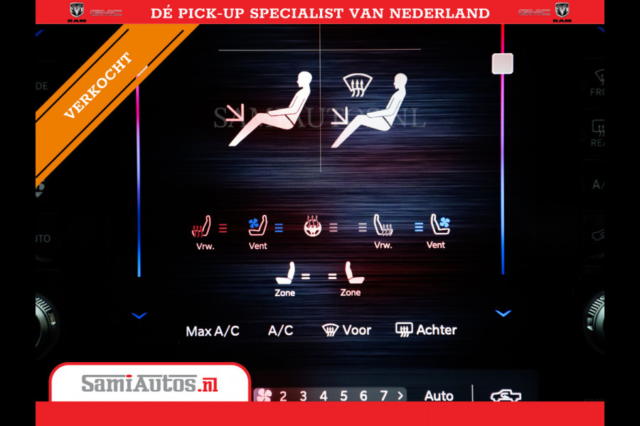 Dodge Ram 1500 LIMITED NIGHT 540PK 706 Nm 2025 | HIGH OUTPUT | XB9 | MASSAGE | BOM VOL | CREW CAB | DUBBELE CABINE | GRIJSKENTEKEN | DE MEEST LUXUEUZE en BEGEERDE Pick-up | VOORRAAD NR 2301 - 7424