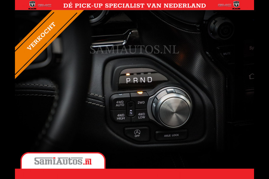 Dodge Ram 1500 LIMITED NIGHT 540PK 706 Nm 2025 | HIGH OUTPUT | XB9 | MASSAGE | BOM VOL | CREW CAB | DUBBELE CABINE | GRIJSKENTEKEN | DE MEEST LUXUEUZE en BEGEERDE Pick-up | VOORRAAD NR 2301 - 7424