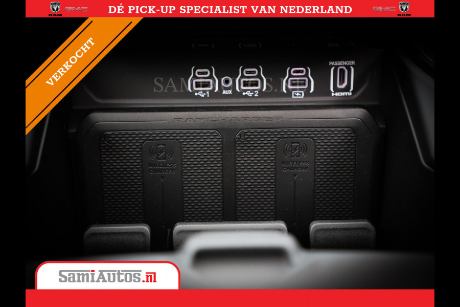 Dodge Ram 1500 LIMITED NIGHT 540PK 706 Nm 2025 | HIGH OUTPUT | XB9 | MASSAGE | BOM VOL | CREW CAB | DUBBELE CABINE | GRIJSKENTEKEN | DE MEEST LUXUEUZE en BEGEERDE Pick-up | VOORRAAD NR 2301 - 7424
