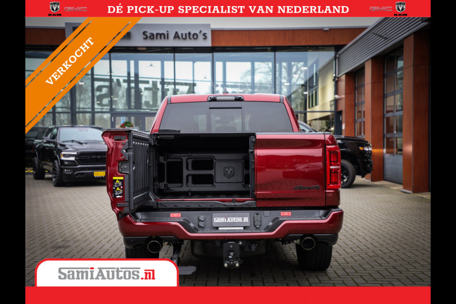 Dodge Ram 1500 LIMITED NIGHT 540PK 706 Nm 2025 | HIGH OUTPUT | XB9 | MASSAGE | BOM VOL | CREW CAB | DUBBELE CABINE | GRIJSKENTEKEN | DE MEEST LUXUEUZE en BEGEERDE Pick-up | VOORRAAD NR 2301 - 7424