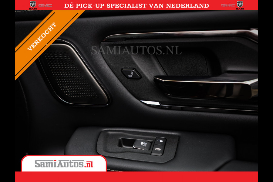 Dodge Ram 1500 LIMITED NIGHT 540PK 706 Nm 2025 | HIGH OUTPUT | XB9 | MASSAGE | BOM VOL | CREW CAB | DUBBELE CABINE | GRIJSKENTEKEN | DE MEEST LUXUEUZE en BEGEERDE Pick-up | VOORRAAD NR 2301 - 7424