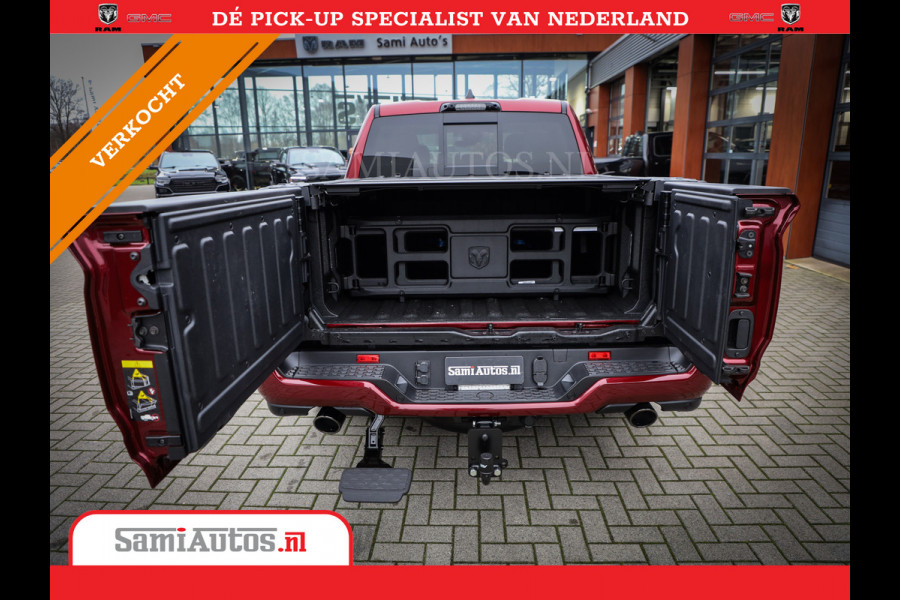 Dodge Ram 1500 LIMITED NIGHT 540PK 706 Nm 2025 | HIGH OUTPUT | XB9 | MASSAGE | BOM VOL | CREW CAB | DUBBELE CABINE | GRIJSKENTEKEN | DE MEEST LUXUEUZE en BEGEERDE Pick-up | VOORRAAD NR 2301 - 7424