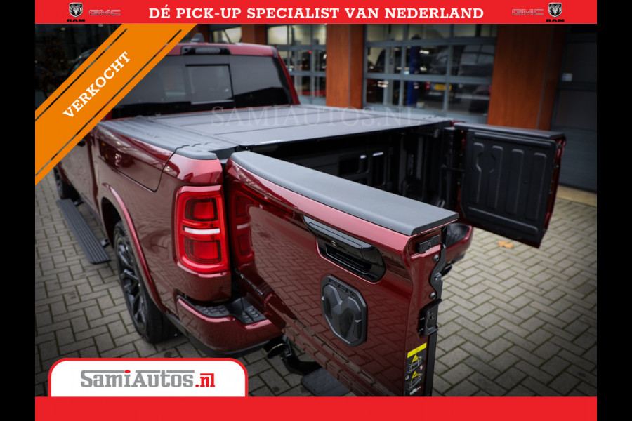 Dodge Ram 1500 LIMITED NIGHT 540PK 706 Nm 2025 | HIGH OUTPUT | XB9 | MASSAGE | BOM VOL | CREW CAB | DUBBELE CABINE | GRIJSKENTEKEN | DE MEEST LUXUEUZE en BEGEERDE Pick-up | VOORRAAD NR 2301 - 7424