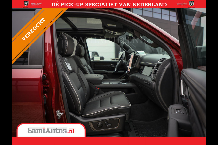 Dodge Ram 1500 LIMITED NIGHT 540PK 706 Nm 2025 | HIGH OUTPUT | XB9 | MASSAGE | BOM VOL | CREW CAB | DUBBELE CABINE | GRIJSKENTEKEN | DE MEEST LUXUEUZE en BEGEERDE Pick-up | VOORRAAD NR 2301 - 7424