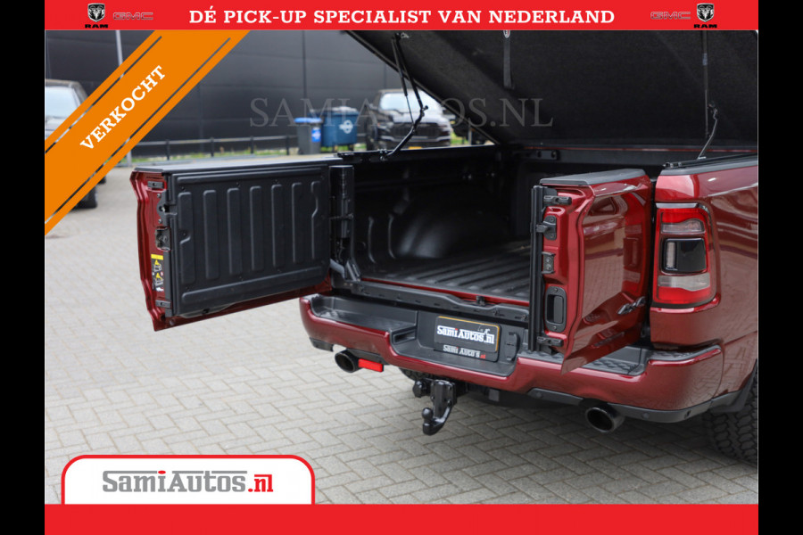 Dodge Ram 1500 SPORT | MARGE BTW VRIJ | MWK KLEP | ADAPTIVE CRUISE | 5.7 V8 HEMI 4X4 | PANORAMA DAK | 360 CAMERA RONDOM ZICHT | DUBBELE CABINE | 5 PERSOONS | LET OP! UNIEK BTW VRIJ MARGE !