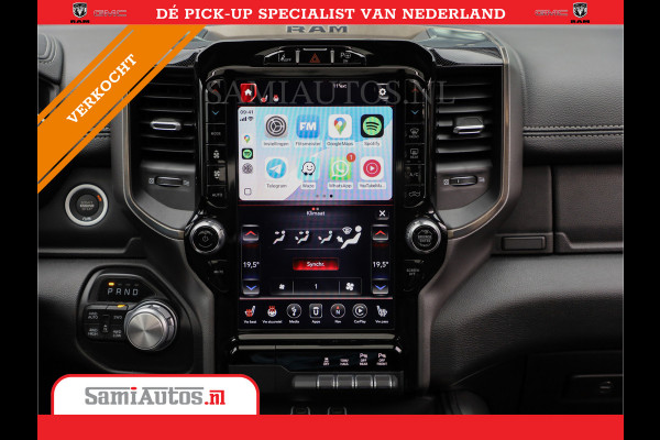 Dodge Ram 1500 SPORT | MARGE BTW VRIJ | MWK KLEP | ADAPTIVE CRUISE | 5.7 V8 HEMI 4X4 | PANORAMA DAK | 360 CAMERA RONDOM ZICHT | DUBBELE CABINE | 5 PERSOONS | LET OP! UNIEK BTW VRIJ MARGE !