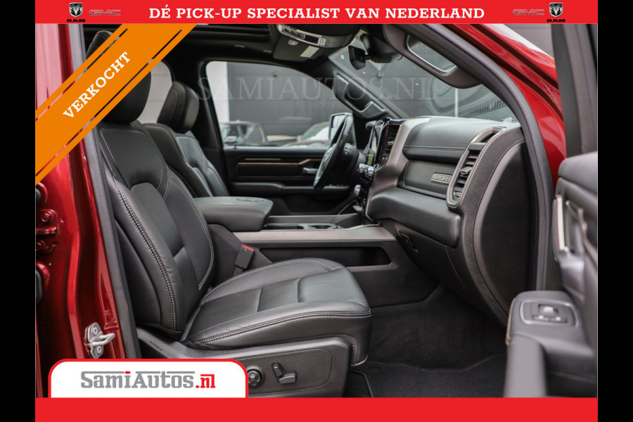 Dodge Ram 1500 SPORT | MARGE BTW VRIJ | MWK KLEP | ADAPTIVE CRUISE | 5.7 V8 HEMI 4X4 | PANORAMA DAK | 360 CAMERA RONDOM ZICHT | DUBBELE CABINE | 5 PERSOONS | LET OP! UNIEK BTW VRIJ MARGE !