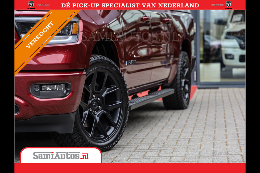 Dodge Ram 1500 SPORT | MARGE BTW VRIJ | MWK KLEP | ADAPTIVE CRUISE | 5.7 V8 HEMI 4X4 | PANORAMA DAK | 360 CAMERA RONDOM ZICHT | DUBBELE CABINE | 5 PERSOONS | LET OP! UNIEK BTW VRIJ MARGE !