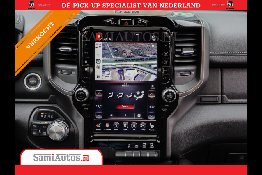 Dodge Ram 1500 SPORT | MARGE BTW VRIJ | MWK KLEP | ADAPTIVE CRUISE | 5.7 V8 HEMI 4X4 | PANORAMA DAK | 360 CAMERA RONDOM ZICHT | DUBBELE CABINE | 5 PERSOONS | LET OP! UNIEK BTW VRIJ MARGE !