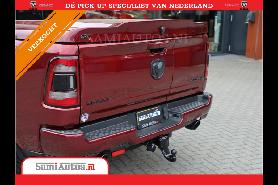 Dodge Ram 1500 SPORT | MARGE BTW VRIJ | MWK KLEP | ADAPTIVE CRUISE | 5.7 V8 HEMI 4X4 | PANORAMA DAK | 360 CAMERA RONDOM ZICHT | DUBBELE CABINE | 5 PERSOONS | LET OP! UNIEK BTW VRIJ MARGE !