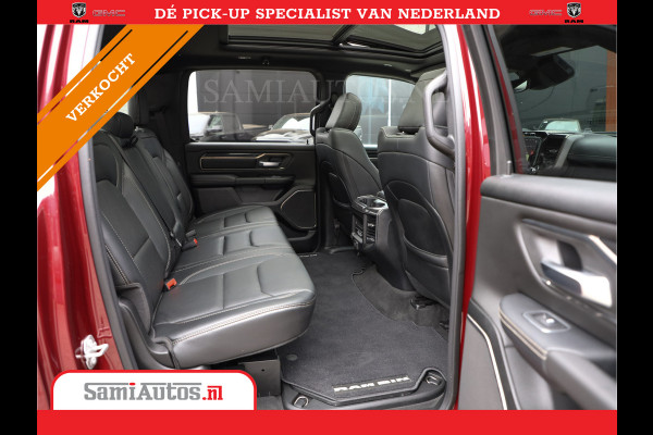 Dodge Ram 1500 SPORT | MARGE BTW VRIJ | MWK KLEP | ADAPTIVE CRUISE | 5.7 V8 HEMI 4X4 | PANORAMA DAK | 360 CAMERA RONDOM ZICHT | DUBBELE CABINE | 5 PERSOONS | LET OP! UNIEK BTW VRIJ MARGE !
