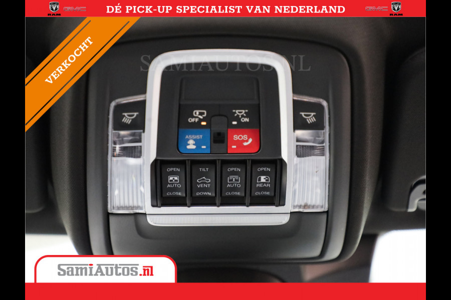 Dodge Ram 1500 SPORT | MARGE BTW VRIJ | MWK KLEP | ADAPTIVE CRUISE | 5.7 V8 HEMI 4X4 | PANORAMA DAK | 360 CAMERA RONDOM ZICHT | DUBBELE CABINE | 5 PERSOONS | LET OP! UNIEK BTW VRIJ MARGE !
