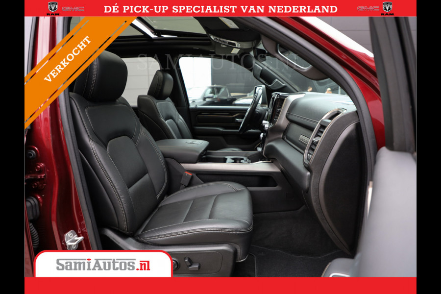 Dodge Ram 1500 SPORT | MARGE BTW VRIJ | MWK KLEP | ADAPTIVE CRUISE | 5.7 V8 HEMI 4X4 | PANORAMA DAK | 360 CAMERA RONDOM ZICHT | DUBBELE CABINE | 5 PERSOONS | LET OP! UNIEK BTW VRIJ MARGE !