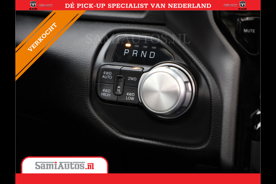 Dodge Ram 1500 SPORT | MARGE BTW VRIJ | MWK KLEP | ADAPTIVE CRUISE | 5.7 V8 HEMI 4X4 | PANORAMA DAK | 360 CAMERA RONDOM ZICHT | DUBBELE CABINE | 5 PERSOONS | LET OP! UNIEK BTW VRIJ MARGE !