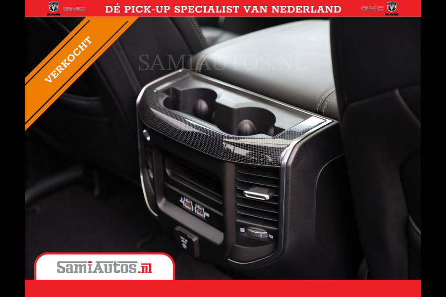 Dodge Ram 1500 SPORT | MARGE BTW VRIJ | MWK KLEP | ADAPTIVE CRUISE | 5.7 V8 HEMI 4X4 | PANORAMA DAK | 360 CAMERA RONDOM ZICHT | DUBBELE CABINE | 5 PERSOONS | LET OP! UNIEK BTW VRIJ MARGE !