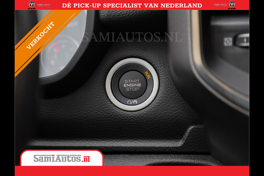 Dodge Ram 1500 SPORT | MARGE BTW VRIJ | MWK KLEP | ADAPTIVE CRUISE | 5.7 V8 HEMI 4X4 | PANORAMA DAK | 360 CAMERA RONDOM ZICHT | DUBBELE CABINE | 5 PERSOONS | LET OP! UNIEK BTW VRIJ MARGE !