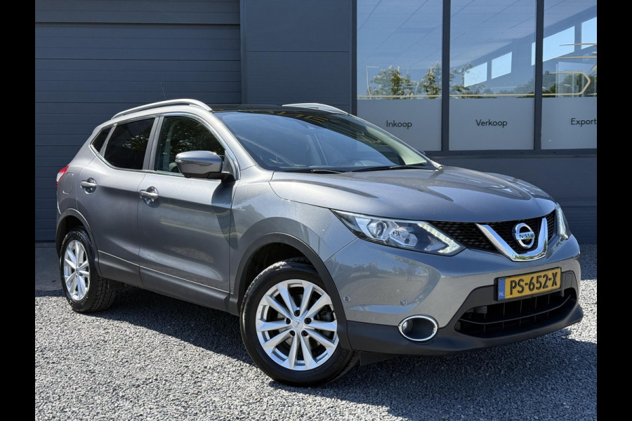 Nissan QASHQAI 1.2 Business Edition Panodak,Trekhaak,Navi,360 Camera,Stoelverwarming,Leder,116pk,Pdc V+A,Nieuwe Apk bij Aflevering