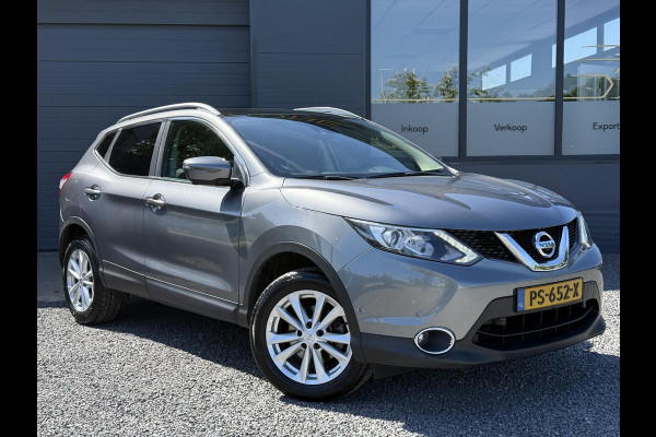 Nissan QASHQAI 1.2 Business Edition Panodak,Trekhaak,Navi,360 Camera,Stoelverwarming,Leder,116pk,Pdc V+A,Nieuwe Apk bij Aflevering