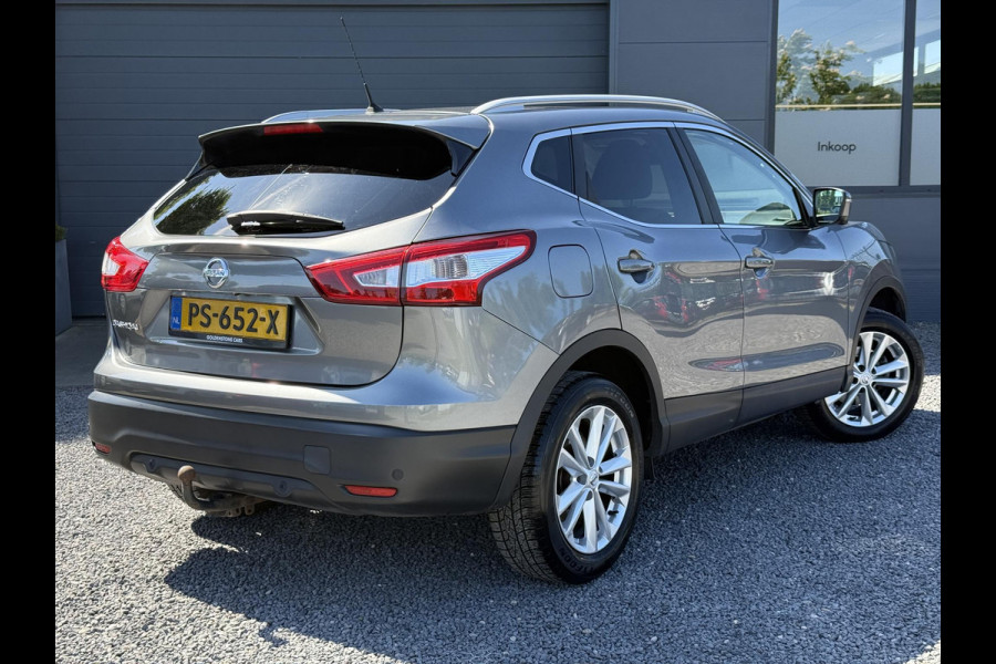 Nissan QASHQAI 1.2 Business Edition Panodak,Trekhaak,Navi,360 Camera,Stoelverwarming,Leder,116pk,Pdc V+A,Nieuwe Apk bij Aflevering