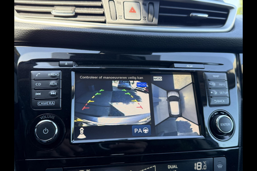 Nissan QASHQAI 1.2 Business Edition Panodak,Trekhaak,Navi,360 Camera,Stoelverwarming,Leder,116pk,Pdc V+A,Nieuwe Apk bij Aflevering