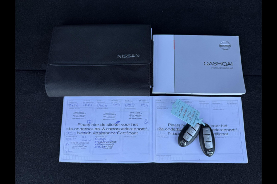Nissan QASHQAI 1.2 Business Edition Panodak,Trekhaak,Navi,360 Camera,Stoelverwarming,Leder,116pk,Pdc V+A,Nieuwe Apk bij Aflevering