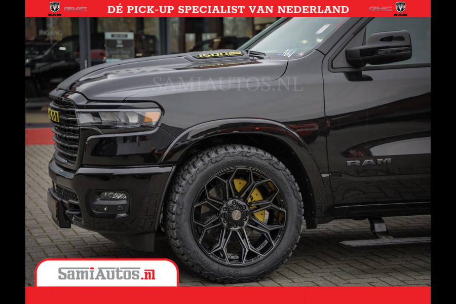 Dodge Ram 1500 Night Premium | Full Option | De Meest Luxe Pick-Up in zijn Klasse | Comfortabele Dubbele Cabine met Royale 5 Zitplaatsen | BPM vrij | Nu Leverbaar uit Voorraad | Voorraad Nr 2288 - 4952