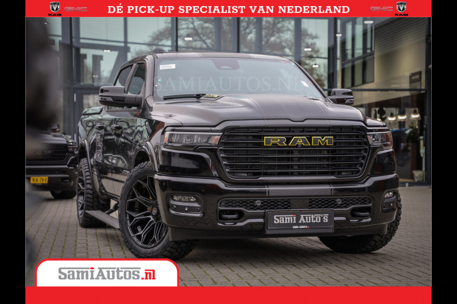 Dodge Ram 1500 Night Premium | Full Option | De Meest Luxe Pick-Up in zijn Klasse | Comfortabele Dubbele Cabine met Royale 5 Zitplaatsen | BPM vrij | Nu Leverbaar uit Voorraad | Voorraad Nr 2288 - 4952