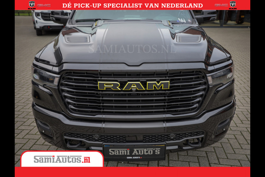 Dodge Ram 1500 Night Premium | Full Option | De Meest Luxe Pick-Up in zijn Klasse | Comfortabele Dubbele Cabine met Royale 5 Zitplaatsen | BPM vrij | Nu Leverbaar uit Voorraad | Voorraad Nr 2288 - 4952
