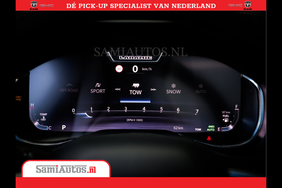 Dodge Ram 1500 Night Premium | Full Option | De Meest Luxe Pick-Up in zijn Klasse | Comfortabele Dubbele Cabine met Royale 5 Zitplaatsen | BPM vrij | Nu Leverbaar uit Voorraad | Voorraad Nr 2288 - 4952