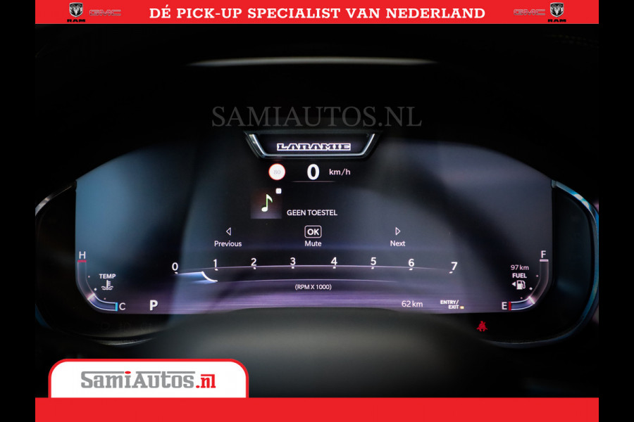 Dodge Ram 1500 Night Premium | Full Option | De Meest Luxe Pick-Up in zijn Klasse | Comfortabele Dubbele Cabine met Royale 5 Zitplaatsen | BPM vrij | Nu Leverbaar uit Voorraad | Voorraad Nr 2288 - 4952