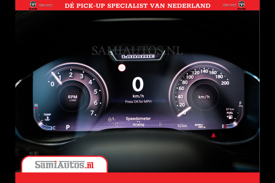 Dodge Ram 1500 Night Premium | Full Option | De Meest Luxe Pick-Up in zijn Klasse | Comfortabele Dubbele Cabine met Royale 5 Zitplaatsen | BPM vrij | Nu Leverbaar uit Voorraad | Voorraad Nr 2288 - 4952