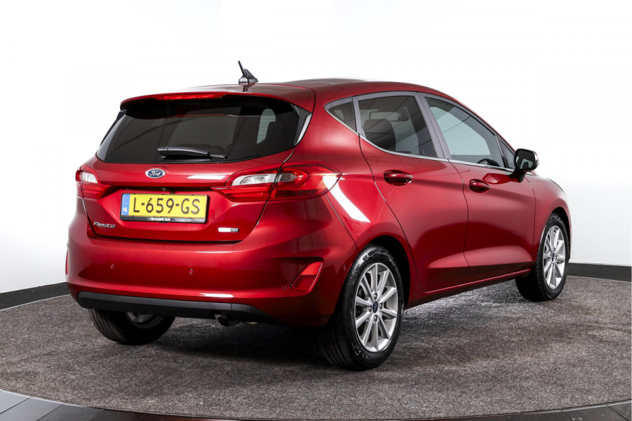 Ford Fiesta 1.0 EcoBoost 120 PK Hybrid Titanium X ( Org. NL) | Bang & Olufsen | Winter Pack | Adapt. Cruise | PDC | Camera | NAV + App. Connect | LED | ECC | DAB | LM 16" |