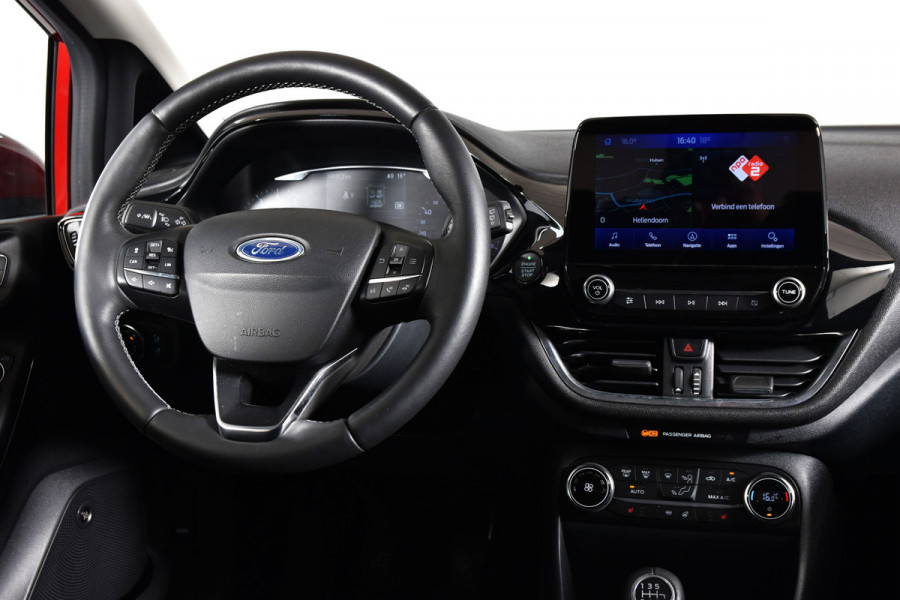 Ford Fiesta 1.0 EcoBoost 120 PK Hybrid Titanium X ( Org. NL) | Bang & Olufsen | Winter Pack | Adapt. Cruise | PDC | Camera | NAV + App. Connect | LED | ECC | DAB | LM 16" |