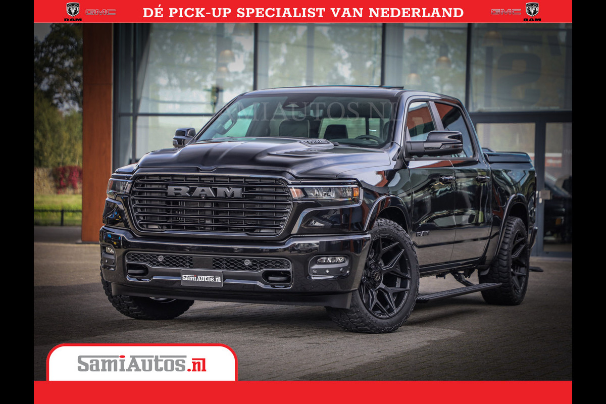 Dodge Ram 1500 Night Premium | Full Option | De Meest Luxe Pick-Up in zijn Klasse | Comfortabele Dubbele Cabine met Royale 5 Zitplaatsen | BPM vrij | Nu Leverbaar uit Voorraad | Voorraad Nr 2282 - 3332 Dodge Ram 1500 Night Premium | Full Option | De Meest Luxe Pick-Up in zijn Klasse | Comfortabele Dubbele Cabine met Royale 5 Zitplaatsen | BPM vrij | Nu Leverbaar uit Voorraad | Voorraad Nr 2282 - 3332