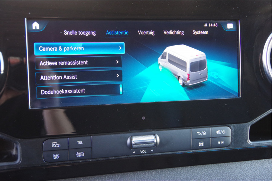 Mercedes-Benz Sprinter 319 3.0 CDI V6 L2H2 AUT. LED, LEDER, 3.5T TREKHAAK, ADAPT. CRUISE, 360 CAMERA, MBUX 10'', MISTLAMPEN, CLIMA, PARKEERSENSOREN, AP