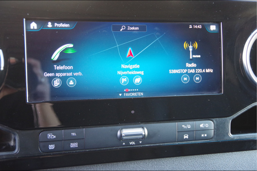 Mercedes-Benz Sprinter 319 3.0 CDI V6 L2H2 AUT. LED, LEDER, 3.5T TREKHAAK, ADAPT. CRUISE, 360 CAMERA, MBUX 10'', MISTLAMPEN, CLIMA, PARKEERSENSOREN, AP