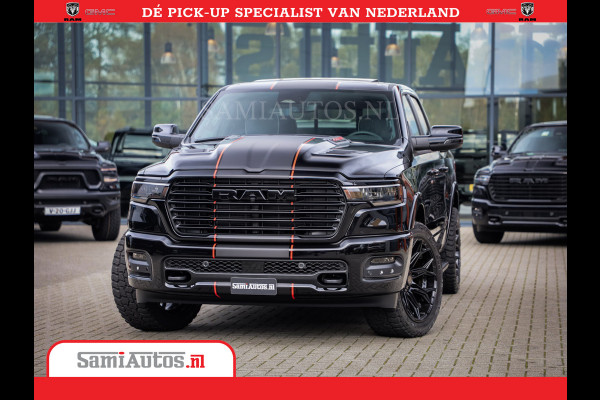Dodge Ram 1500 Night Premium | Full Option | De Meest Luxe Pick-Up in zijn Klasse | Comfortabele Dubbele Cabine met Royale 5 Zitplaatsen | BPM vrij | Nu Leverbaar uit Voorraad | Voorraad Nr 2283 - 3326