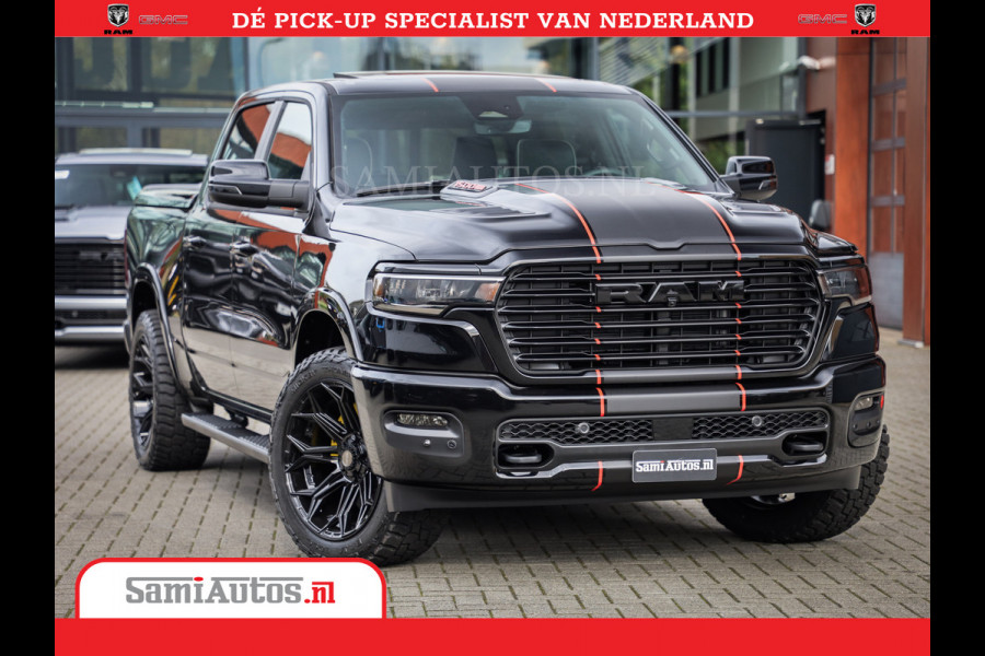 Dodge Ram 1500 Night Premium | Full Option | De Meest Luxe Pick-Up in zijn Klasse | Comfortabele Dubbele Cabine met Royale 5 Zitplaatsen | BPM vrij | Nu Leverbaar uit Voorraad | Voorraad Nr 2283 - 3326