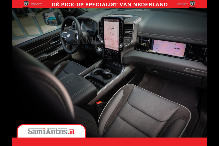 Dodge Ram 1500 Night Premium | Full Option | De Meest Luxe Pick-Up in zijn Klasse | Comfortabele Dubbele Cabine met Royale 5 Zitplaatsen | BPM vrij | Nu Leverbaar uit Voorraad | Voorraad Nr 2283 - 3326